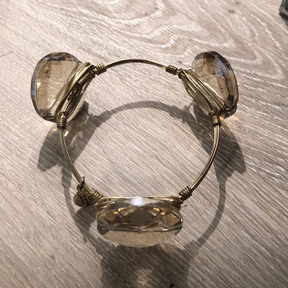 Bourbon and Boweties gold bangle